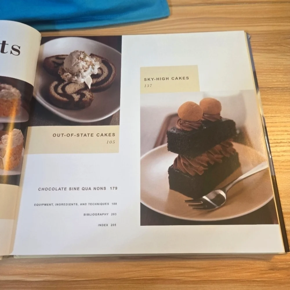 Cook Book Death By Chocolate Cakes by Marcel Desaulniers Excellent Condition